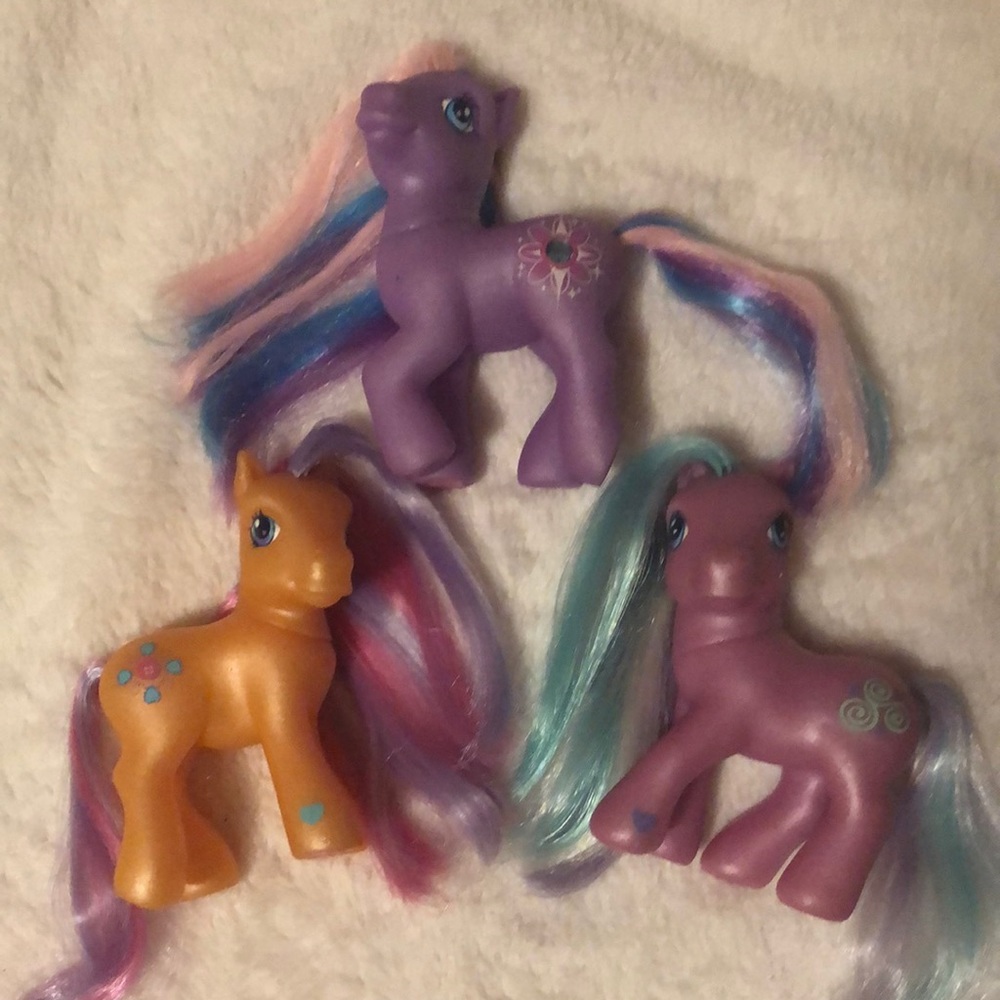 G3 My Little Pony Set - Toola-Roola, Sew and So + Twilight Twinkle